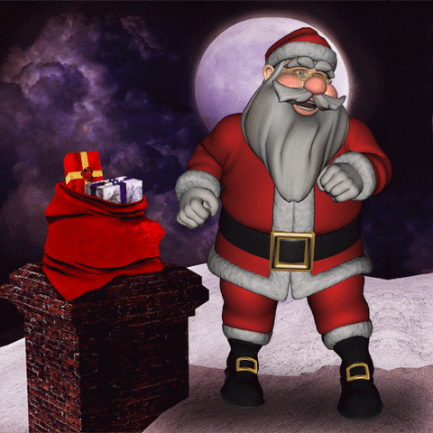 Santa Dancing GIF