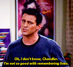 Remember Chandler Bing GIF